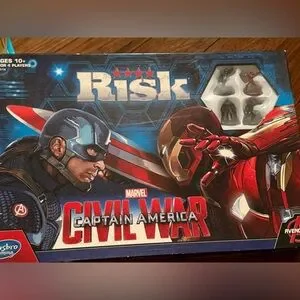 Risk Marvel Avengers Civil War Strategy Board Game Captain America Iron Man