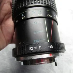 RMC Tokina‎ 80-200mm F/4.5 Zoom Lens Manual Focus Untested As IS 8306919 1980s