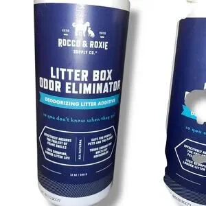 Rocco & Roxie Litter Box Additive Odor Eliminator Urine Deodorize 12 Oz Lot X3