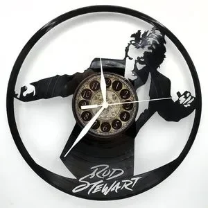 ROD STEWART vinyl record clock