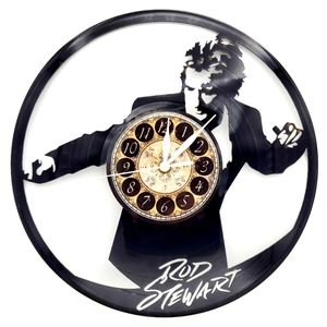 ROD STEWART vinyl record clock