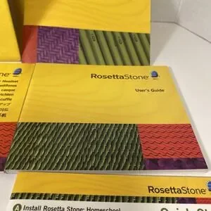 Rosetta Stone Italian Software Level 1 And 2 No Headphones