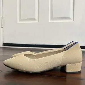 Rothy’s Women’s The High Point Shoes In Sandstone Size 10 NWOB Minimalist