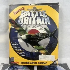 Rowan's Battle Of Britain (PC 2001) - Big Box Aerial Combat W/ Inserts