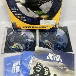Rowan's Battle Of Britain (PC 2001) - Big Box Aerial Combat W/ Inserts