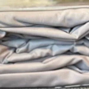 Royal Bamboo Queen Duvet Cover 3pc Set Smokey Gray
