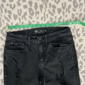 RSQ Black distressed Skinny Jeans 28/6