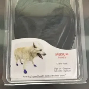 Rubber Dog Boots Size Medium