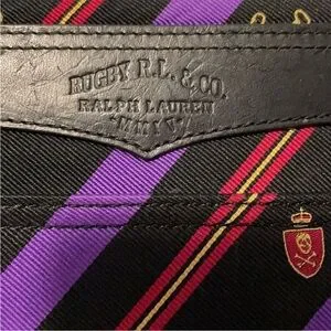 RUGBY RALPH LAUREN RARE SMALL PORTFOLIO LIKE NEW