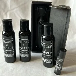 Rugged & Dapper Skin Fuel for Men Travel Set of 5 New
