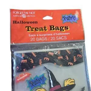 Rugrats Vintage Halloween Treat Bags And Invitations 1998 Hallmark Nickelodeon