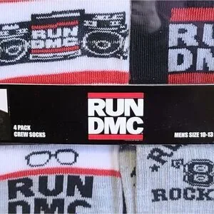 Run DMC NIB Crew Socks