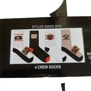 Run DMC NIB Crew Socks