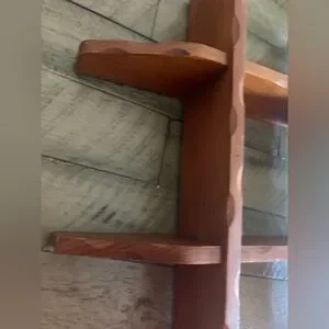 Rustic Vintage Wooden Wall Shelf