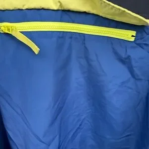 RVCA Men's Blue And Yellow Windbreaker Size XL Perfect Condition