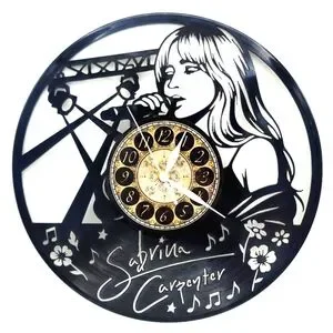 SABRINA CAPENTER vinyl record clock