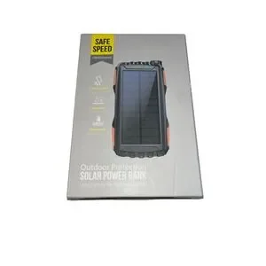 SAFE SPEED OUTDOOR PROTECTION SOLAR POWER BANK iOS Android Waterproof