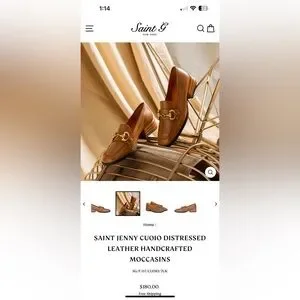 Saint G Leather Shoes $180