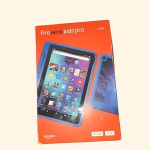 Sale NIB Amazon Fire HD 10 Kids Pro Tablet - Vibrant Blue 13th Gen
