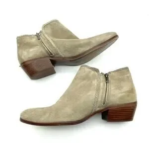 Sam Edelman Paige Suede Fringe Bootie 9.5
