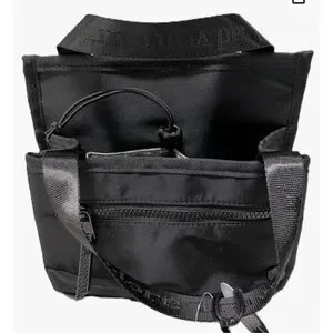Samantha Brown To-Go Drink Luggage Caddy Black 3 Partition Design Handles New )