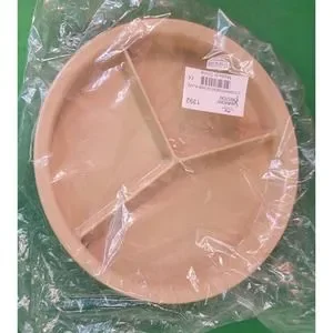 Sammons Preston Partitioned Scoop Dish Melamine Divided Plate Model 1392-New