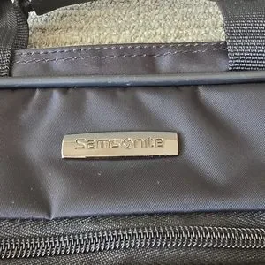 Samsonite Laptop Travel Bag Case 16" Black Nylon Carry-on Slim Lightweight