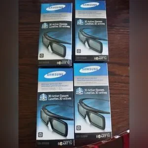 Samsung 3D Active Glasses SSG-3050GB Smart TV Accessory Brand New Sealed OEM 4pc