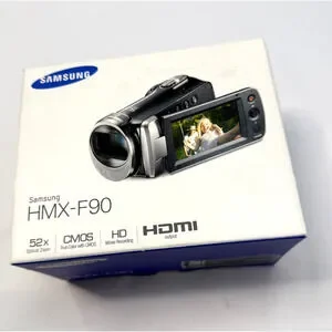 Samsung Camcorder HMX-F90 HDMI Output 52x Optical Zoom HD Video Camera