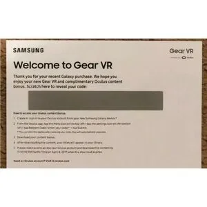 Samsung Gear VR Headset - Black And White