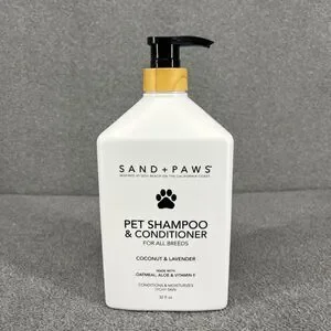 Sand + Paws Coconut & Lavender Pet Shampoo & Conditioner 32 fl oz