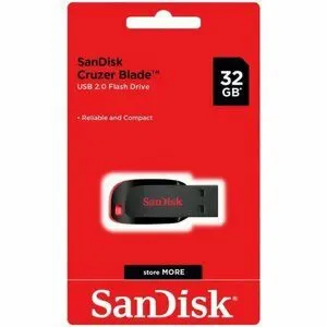 SanDisk 32 GB USB 2.0 Cruzer Blade Flash Drive (32GB)
