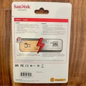 SanDisk Elevate 8 GB SDHC Card Memory Card 2012