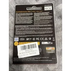 SanDisk Extreme PRO 128GB UHS-I U3 SDXC 200MB/s 4K Memory Card SDSDXXD-128G