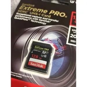 SanDisk Extreme PRO 128GB UHS-I U3 SDXC 200MB/s 4K Memory Card SDSDXXD-128G