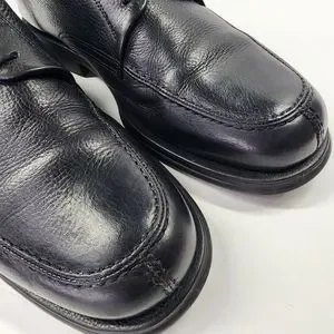 SANDRO MOSCOLONI Vineyard Oxford Black Leather Lace Up Men's Dress Shoe Size 11