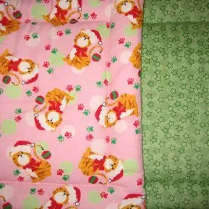 Santa Kitties Cozy Holiday Pet Mats Cat Beds Dog Mats Crate Pads NWT
