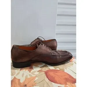 Santoni Made In Italy Men’s Leather Dress Shoes Size 11.5 Brown