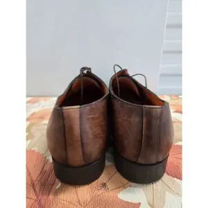 Santoni Made In Italy Men’s Leather Dress Shoes Size 11.5 Brown