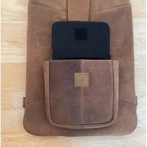 SANTORO Michael Designs The Flight Jacket IPad Mac Case Brown Leather NO STRAPS
