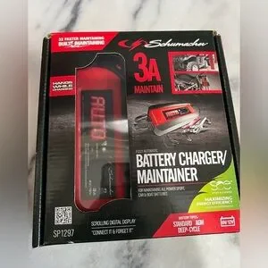 Schumacher Fully Automatic Battery Charger Maintainer and Auto Desulfator- 3 A