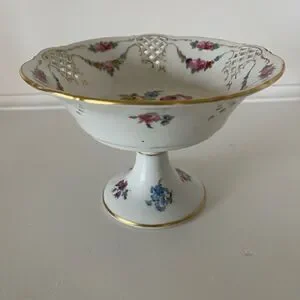 Schumann Bavaria Chateau Dresden Royal Dresner Art Footed Bowl
