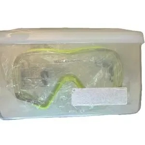 SeaDive Superba 3 Yellow Adjustable HD Divers Snorkel Mask With Case New W Tags
