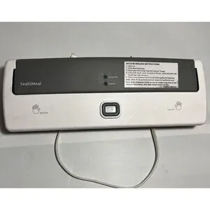 Seal A Meal Vacuum Sealer White Gray Tested 2 Partial Rolls Vacuum Sealer