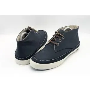 Seavees Mens Boots Size 9.5 J-115 Maslon Canvas Desert Boot Sneakers Navy Shoes