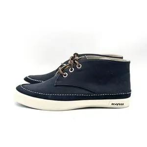 Seavees Mens Boots Size 9.5 J-115 Maslon Canvas Desert Boot Sneakers Navy Shoes