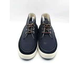 Seavees Mens Boots Size 9.5 J-115 Maslon Canvas Desert Boot Sneakers Navy Shoes