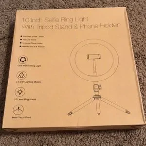 Selfie ring light