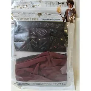 set lot of 2 pcs Kids Face Mask Harry Potter reusable washable