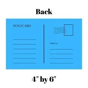 Set Of 10 Thank You Postcard